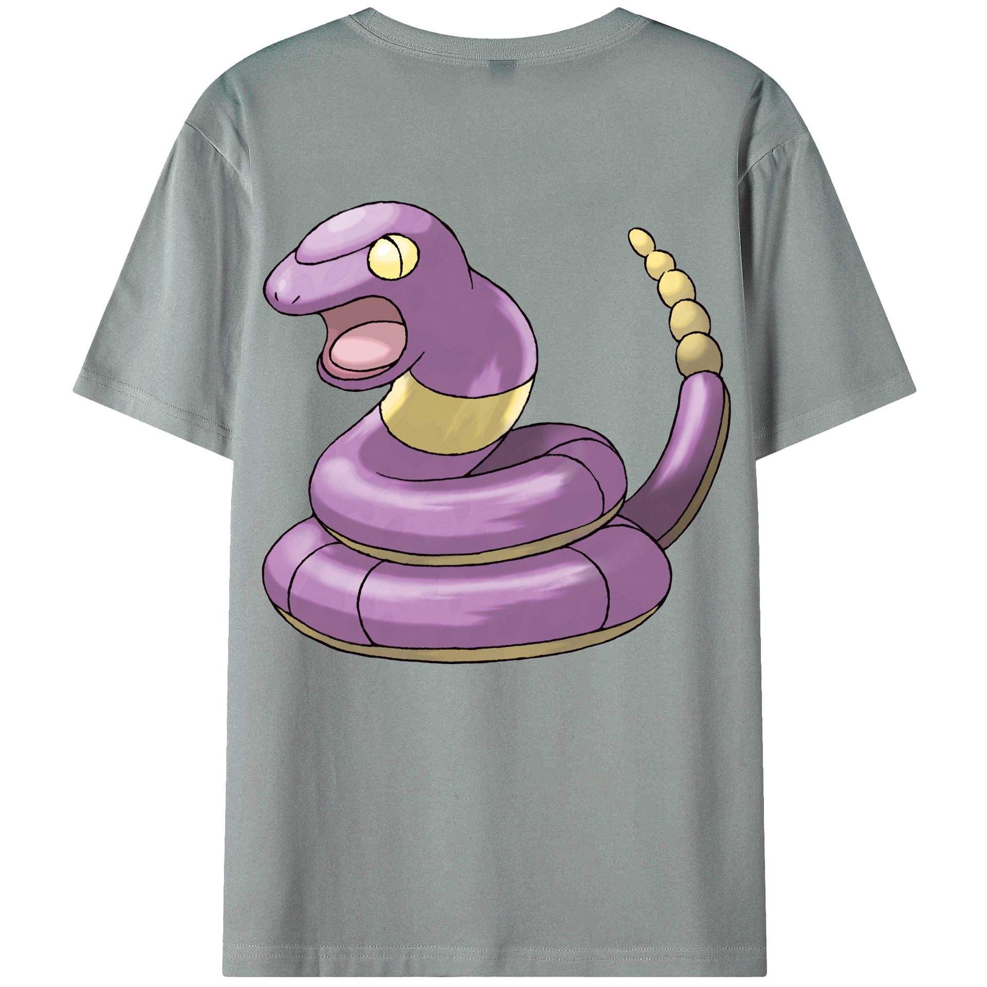 （画像用） ポケットモンスター Pokémon 綿100％ メンズ半袖Tシャツ（バックプリント） 通気性